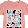 Girls' - Disney - Royal Vibes Fitted Short Sleeve Graphic T-Shirt - 2 of 4