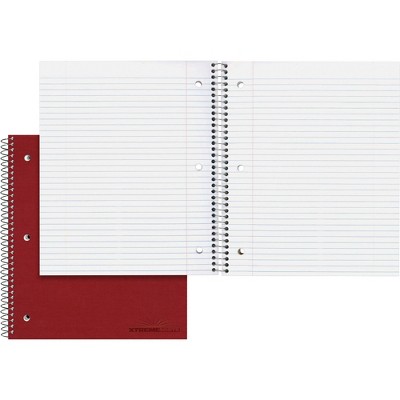 Rediform Notebook 1 Sub 100 Shts College/Margin 11"x8-7/8" Assorted 31098