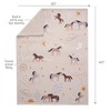 Lambs & Ivy Country Western Cowboy/Cowgirl Soft Warm Fleece Baby Blanket - 3 of 4