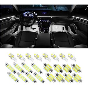 TruAIR Car LED Interior Bulb Set Ð 24PCS Universal Light Kit White No Size - 1 of 4