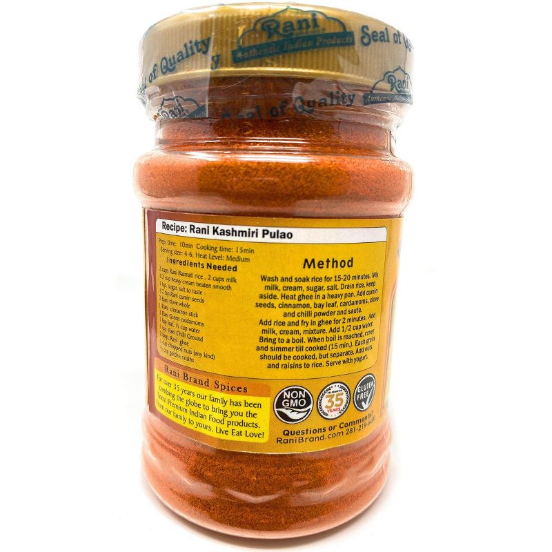 Chilli Powder (Mirchi) - 3oz (85g) - Rani Brand Authentic Indian Products, 2 of 5