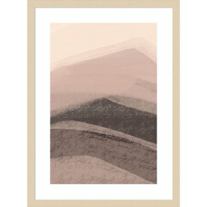 Amanti Art Abstract Mountains by Nilesh Kulkarni Wood Framed Wall Art Print - 1 of 4