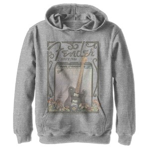 Boy's Fender Since 1946 Retro Poster Pull Over Hoodie - 1 of 4