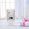 Pavilion Gift Company - Cats - 12 oz Acrylic Stemless Wine Glass with Lid - Drinkware - 4 of 4