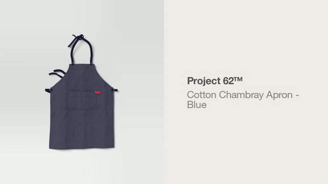 Cotton Chambray Apron Blue - Project 62&#8482;, 2 of 7, play video