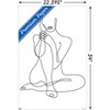 Trends International Woman - Continuous Line Drawing Unframed Wall Poster Prints - 3 of 4
