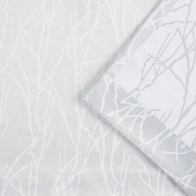 Silver Blackout Polyester Grommet Window Curtain Panels, 54"x96"