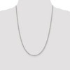 Black Bow Jewelry 3mm, Sterling Silver, Hollow Rolo Chain Necklace - 2 of 4