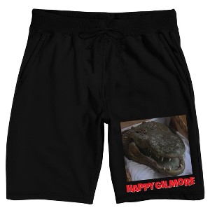 Happy Gilmore Alligator Men's Black Lounge Shorts - 1 of 4