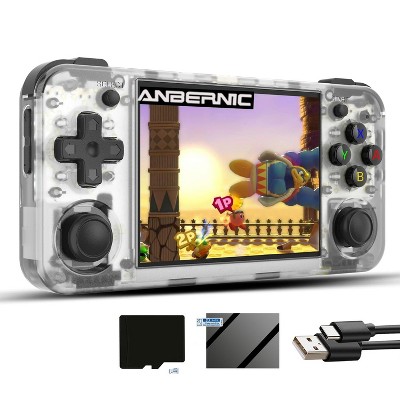Anbernic rg35xx h Retro Game Emulator 35xxh with a 128G Card Pre-Loaded Games 3.5'' IPS Screen Supports 5G WiFi Bluetooth HDMI and TV Output