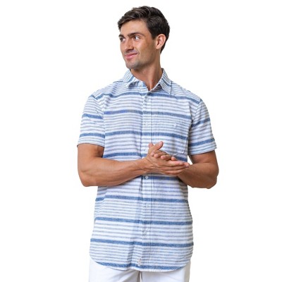 Lemon / Blue Stripes Woven Shirt by Me & Henry