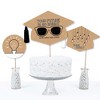 Big Dot of Happiness Bright Future - Graduation Party Centerpiece Sticks - Table Toppers - Set of 15 - 3 of 4