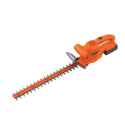 black & decker battery operated hedge trimmer