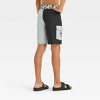 Boys' Marvel Black Panther Swim Shorts - Black - image 2 of 3