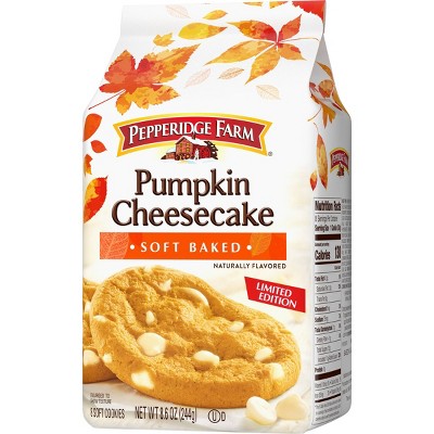 Pepperidge Farm® Soft Baked Pumpkin Cheesecake Cookies, 8.6 oz. Bag