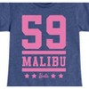 Girls' - Barbie - 59 Malibu Barbie Fitted Short Sleeve Graphic T-Shirt - 2 of 4