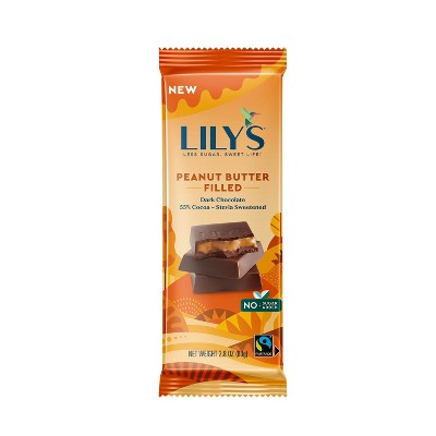 Lily's Peanut Butter Filled Bars - 2.8oz
