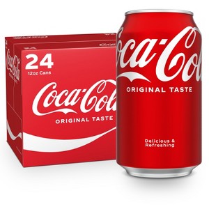 Coca-Cola Soda - 24pk/12 fl oz Cans - 1 of 4