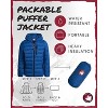 Canada Weather Gear Boys' Puffer Jacket - Lightweight Packable Bubble Coat, Water Resistant Outerwear Jackets for Boys (8-20) - 3 of 4