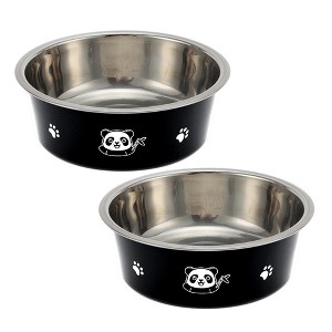 Unique Bargains Non-Skid Small Pet Bowl 4.72" Dia - 1 of 4