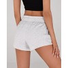 FIONECA Women's Sweat Shorts with Pockets Cotton French Terry Drawstring Summer Workout Casual Lounge Shorts - 2 of 4