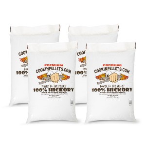 CookinPellets Premium Hickory Grill Smoker Smoking Wood Pellets, 40 Pound Bag (4 Pack) - 1 of 4