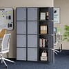 Mlezan 71" Metal Locker: Steel Storage for Bedroom, Gym, School, Office, or Garage.Ideal for Employee or Personal Use. - 2 of 4