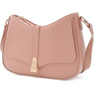 Crescent Shoulder Bag for Women, Vintage Retro Vegan Leather Clutch Crossbody Bags Handbag - 1 of 4