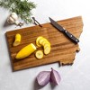 Rock & Branch Origins Montana Cutting Board Brown: Acacia, Lightweight, Stamped Design, 16"x9.5" - 4 of 4