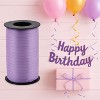 LoonBalloon 500 Yards Lavender Curling Ribbon ‚ 3/16 Inch wide Soft Party Ribbon (2-Pack) - 4 of 4
