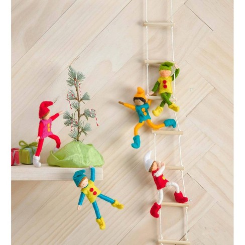 Halfpenny Elves On A Ladder Magic Cabin Target