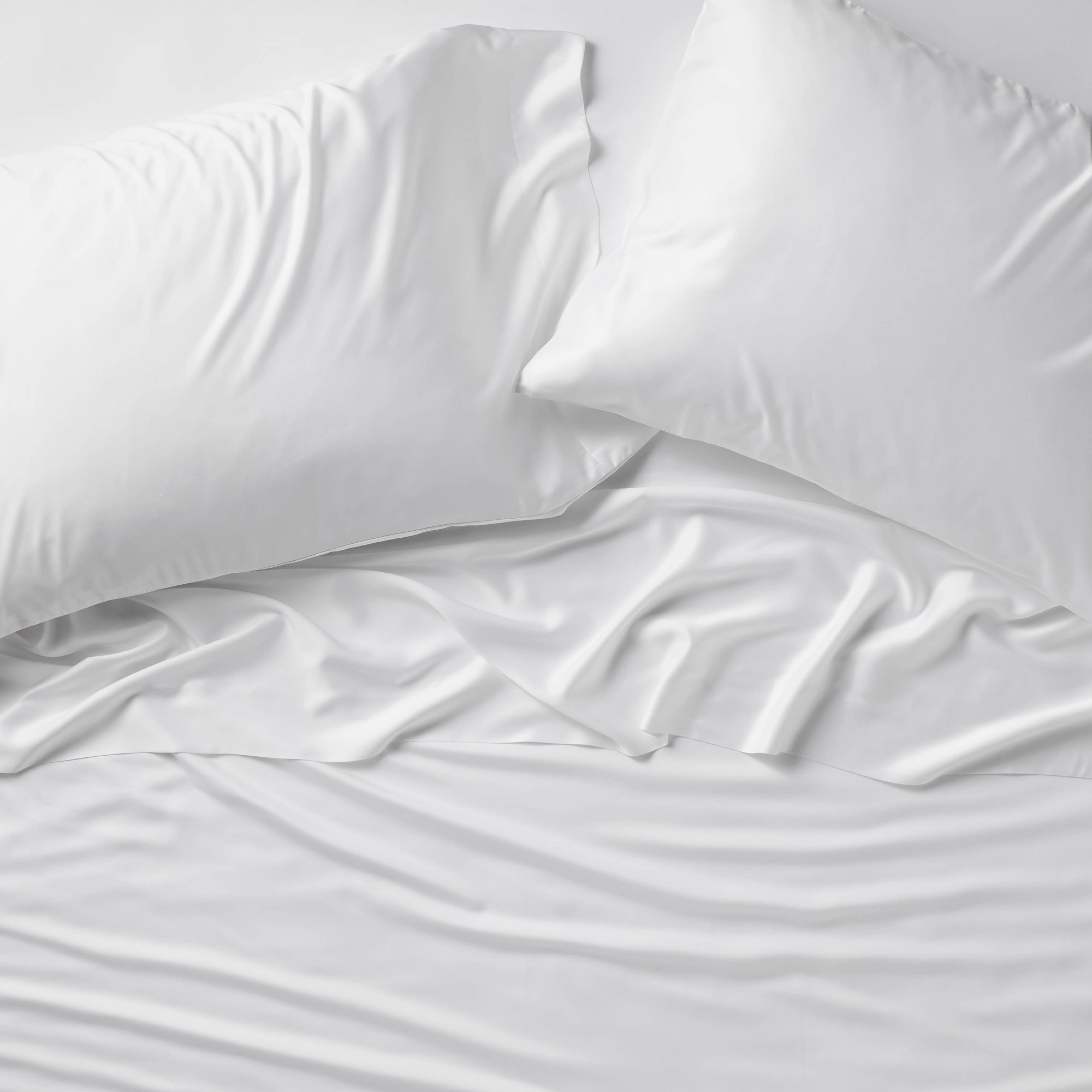 Full 400 Thread Count Rayon from Bamboo Sheet Set White - Casaluna™