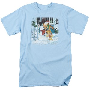 Men's Garfield Snow Fun Adult T-Shirt - 1 of 4