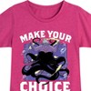 Girls' - Disney - Ursela Make Your Choice Fitted Short Sleeve Graphic T-Shirt - 2 of 4