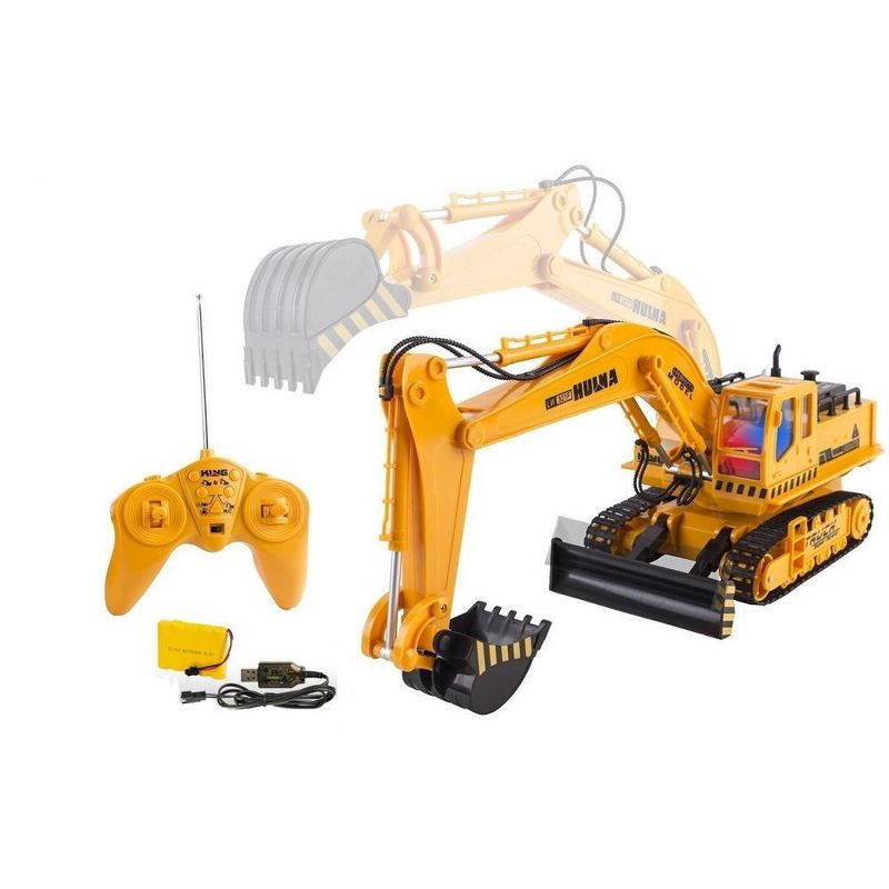 Big-Daddy Full Functional Excavator, Electric Rc Remote Control Construction Tractor Toy, 4 of 6