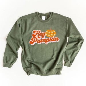 Simply Sage Market Women's Graphic Sweatshirt Hey Pumpkin Pumpkin - 1 of 4