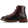 365 Men's Model 007 Rugged Lace-up Boot in Black/Cherry - 2 of 4