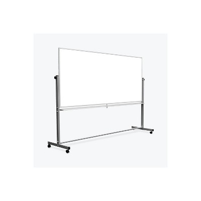 Luxor 96x40 Double Sided Magnetic Whiteboard Aluminum MB9640WW