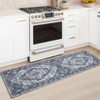 Indoor Vintage Ultra Soft Printed Area Rug for Living Room Medallion Rugs Washable Foldable Low Pile Non Slip Carpet for Bedroom - 4 of 4