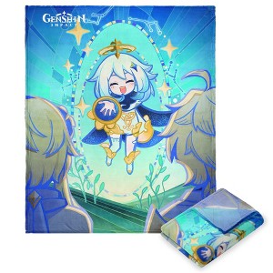 Genshin Impact Event 001 The Best Travel Companion Silk Touch Throw Blanket 50 x 70 inches - 1 of 2