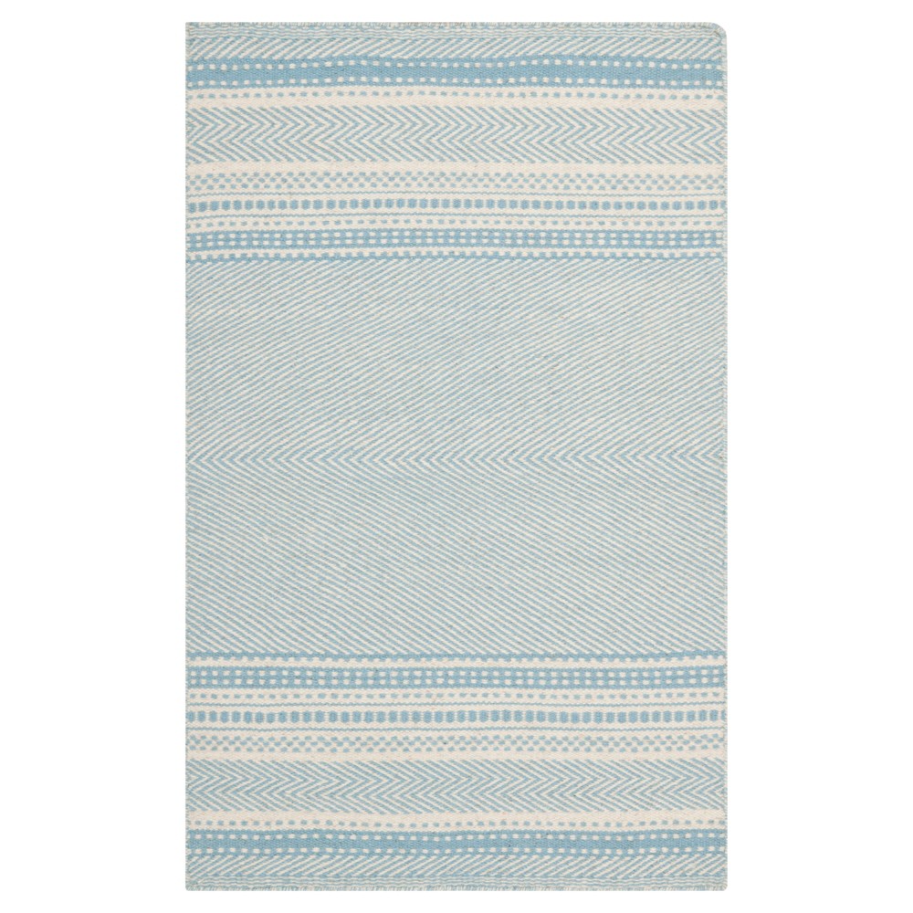 Rhea Accent Rug - Light Blue / Ivory (2'x3') - Safavieh