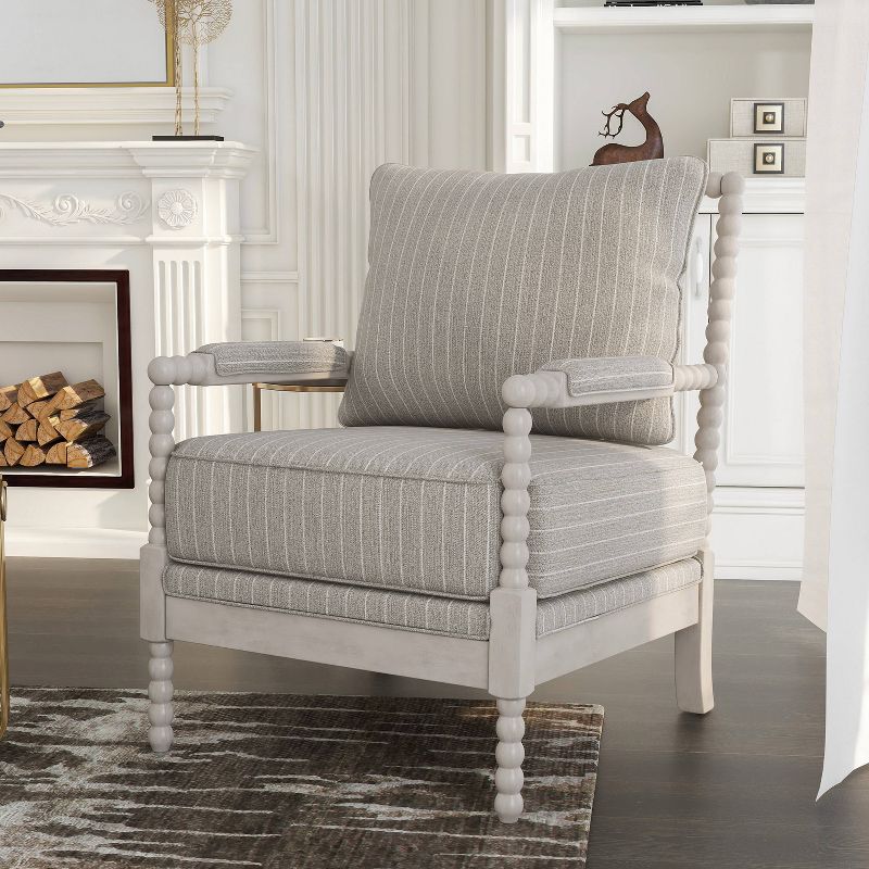 Weslake Villa Farmhouse Accent Armchair - HOMES: Inside + Out, 3 of 10