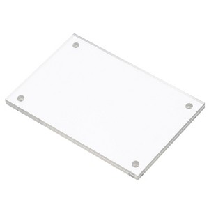 Unique Bargains Home Office Double-Sided Magnetic Acrylic Picture Frame - 1 of 4