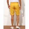 INSPIRE CHIC Men's Straight Fit Flat Front Plaid Printed Shorts - 3 of 4