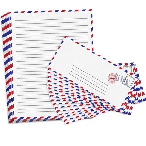 ArtCreativity Vintage Stationery Paper and Envelopes Set (50 Sets) - 1 of 4