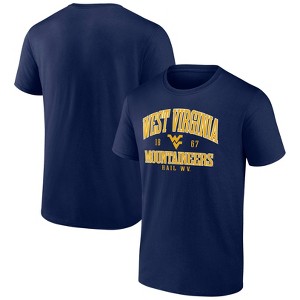 NCAA West Virginia Mountaineers Men's Core Cotton T-Shirt - 1 of 3