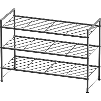 3-Tier Stackable Shoes Rack Storage Shelf
