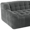 Sofa Loveseat, 64.6" Upholstered Deep Seat Fluffy Sofa, Tufted Velvet Compression Sofa, 2 Seating Floor Couch - 4 of 4