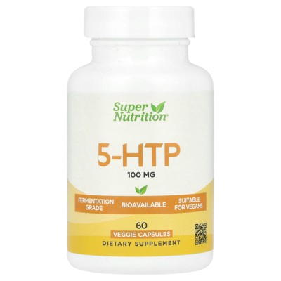 Super Nutrition 5-HTP, 100 mg, 60 Veggie Capsules