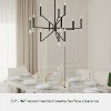 Hunter Fan Sunjai 12-Light Chandelier Ceiling Light Fixture Matte Black - 4 of 4